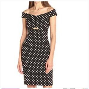 Nicole Miller Polkadot Cocktail Dress